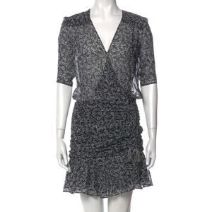 Veronica Beard Dakota Flounce Dress Size 0